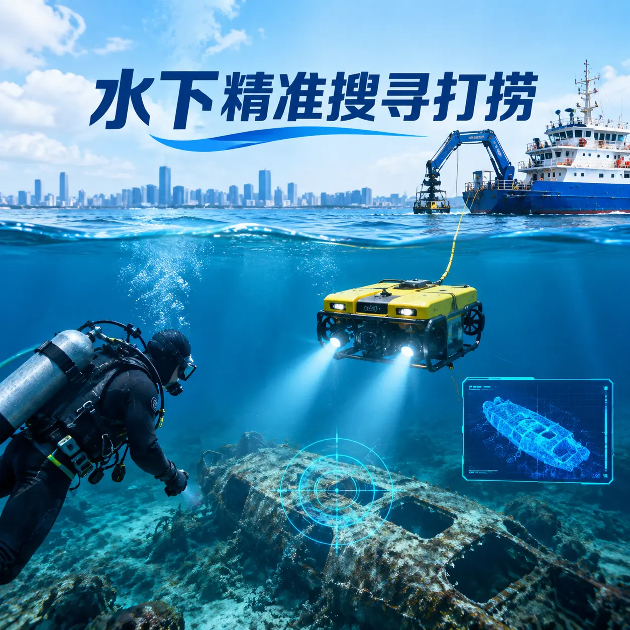 营口水下精准搜寻打捞